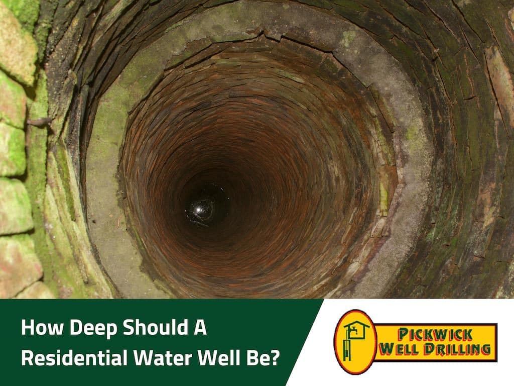 How Deep Residential water